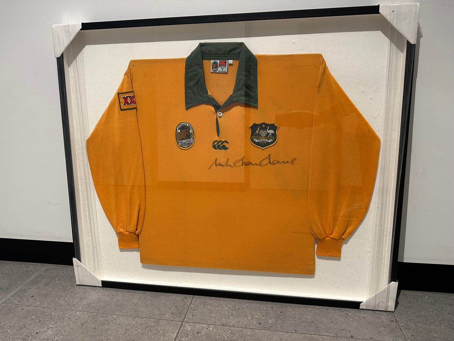 Nick Farr-Jones Signed Wallabies Jersey — 1991 Rugby World Cup Winning Captain