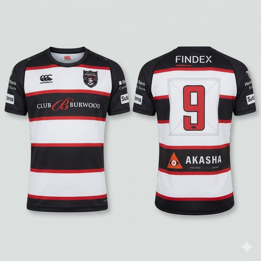 Retro Canterbury Hoop Mens Jersey